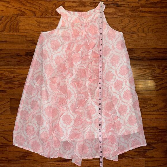 Disney D-Signed Beauty and the Beast Girls Brocade Chiffon Ruffle Tank Dress - Picture 11 of 13